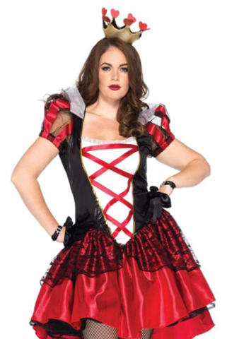 Plus Royal Red Queen Costume