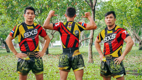 TUFF Sport Thai Boxing Shorts Green - Tiger Series Athlete Sports Wear