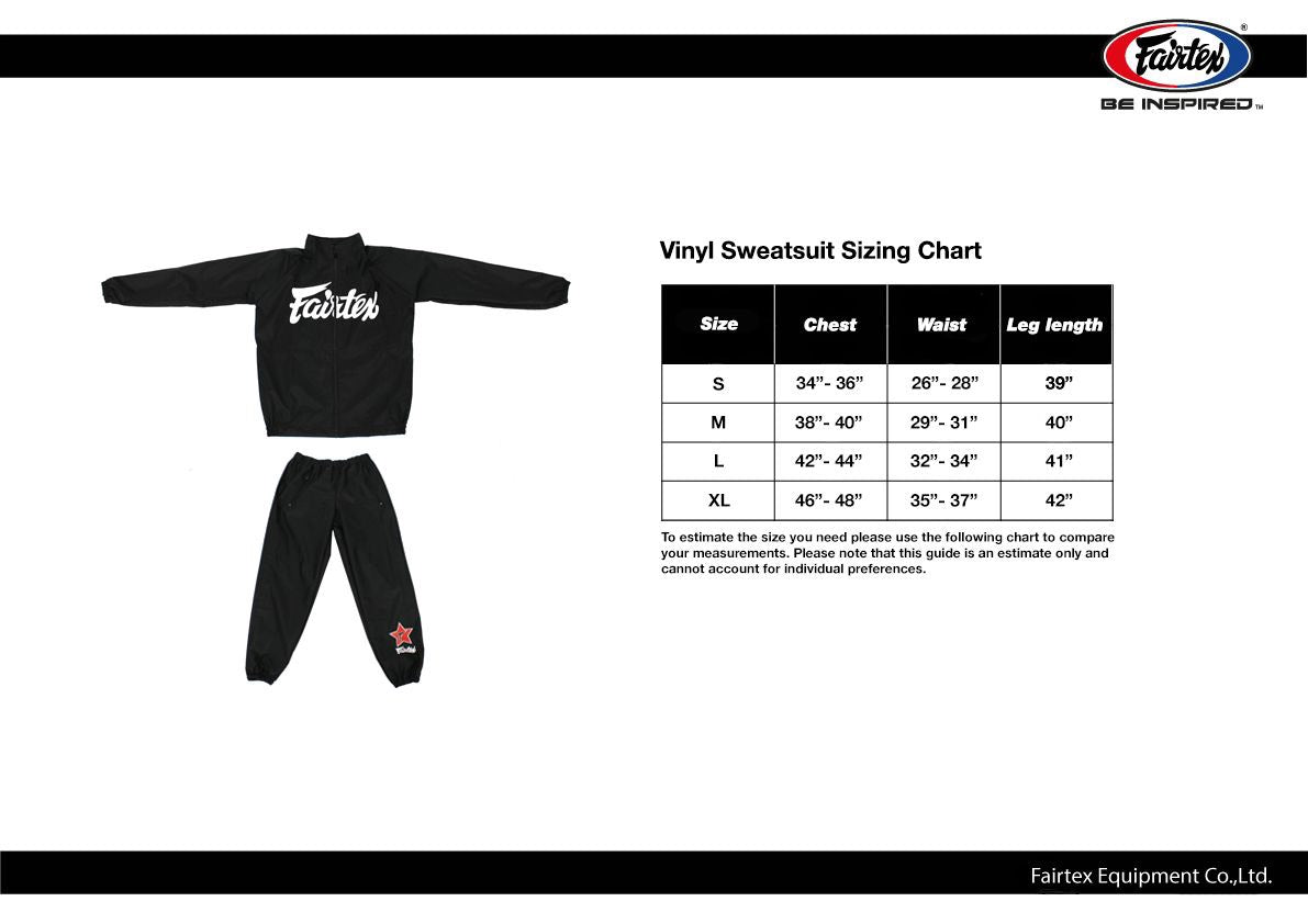 Fairtex Vinyl Sauna Suit VS2 Blue | Super Export Shop