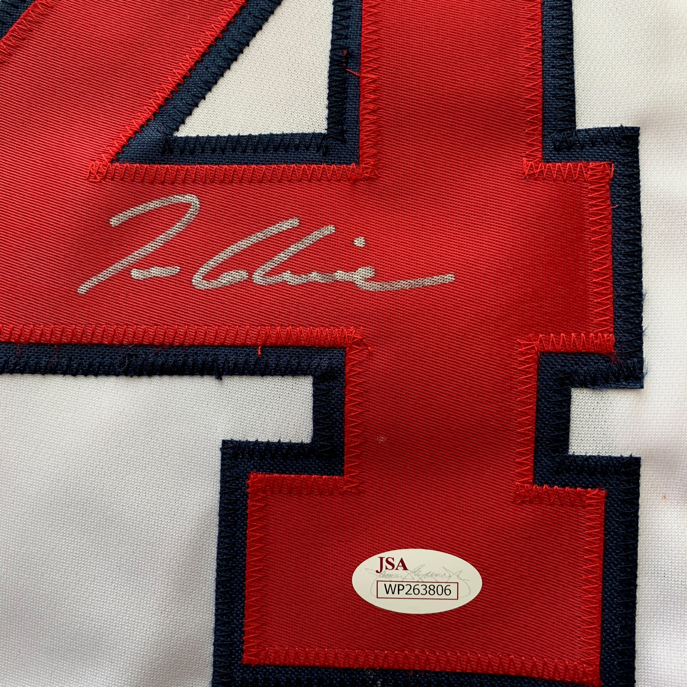 tom glavine autographed jersey