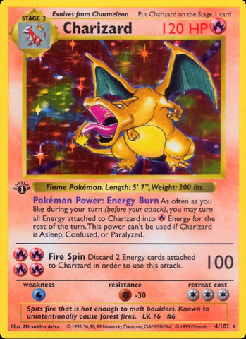 Charizard first edition