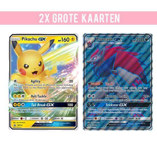 2 EX/GX grote Pokemon kaarten - Mojocards.nl