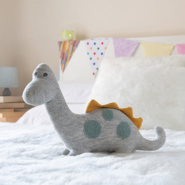 Knitted Organic Cotton Diplodocus Large Dinosaur Toy