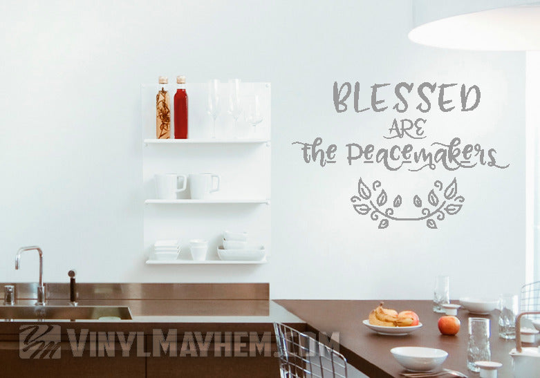 invoer De controle krijgen restjes Blessed Are The Peacemakers vinyl sticker - Vinyl Mayhem