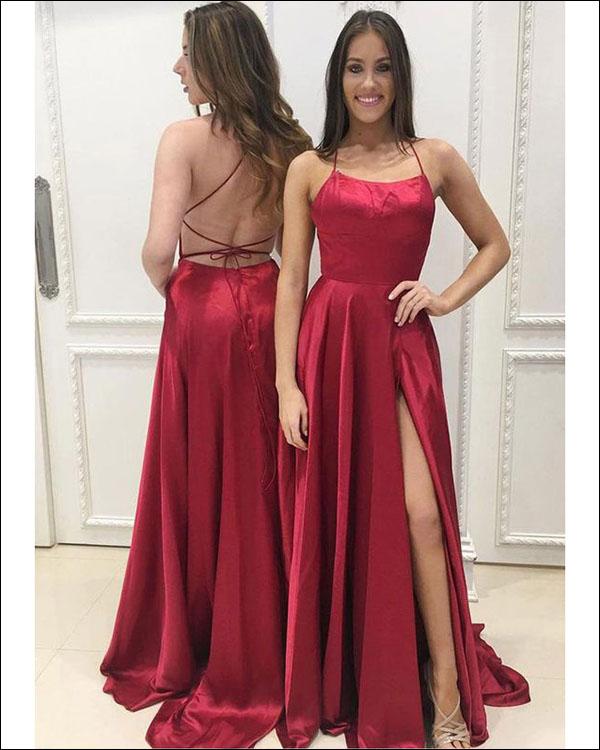 2018 red prom dresses