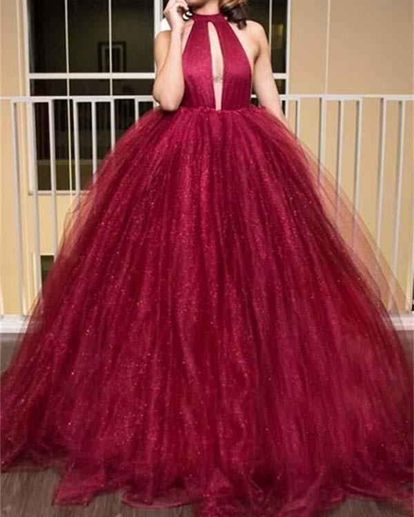 burgundy quinceanera dresses