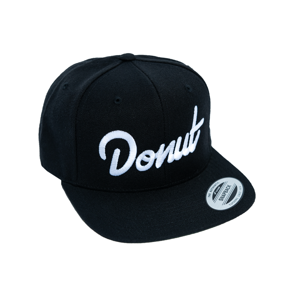 Snapback Hat - Black – Donut