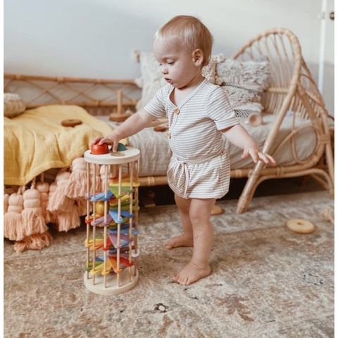 Montessori Pound a Ball Tower from Q Toys