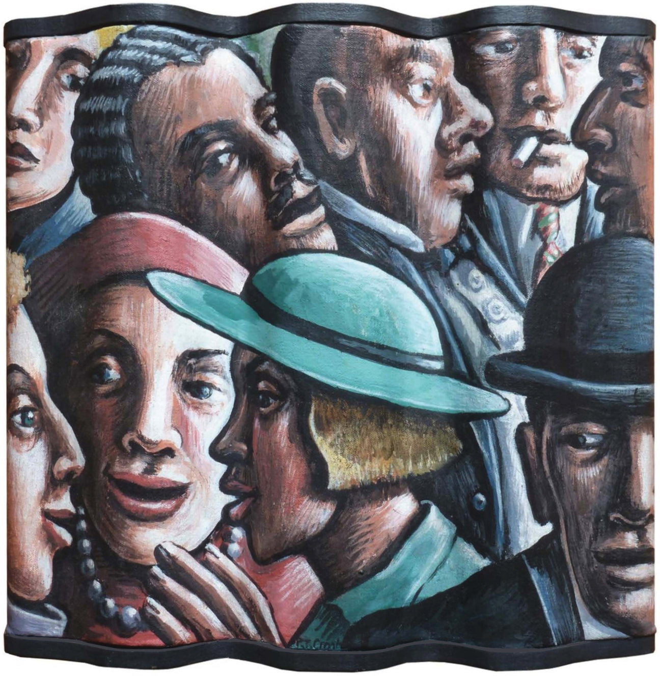 PJ Crook MBE RWA FRSA Contemporary artist 'Le Weekend' – Panter and Hall