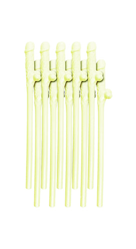 Modular Rainbow Penis Straws