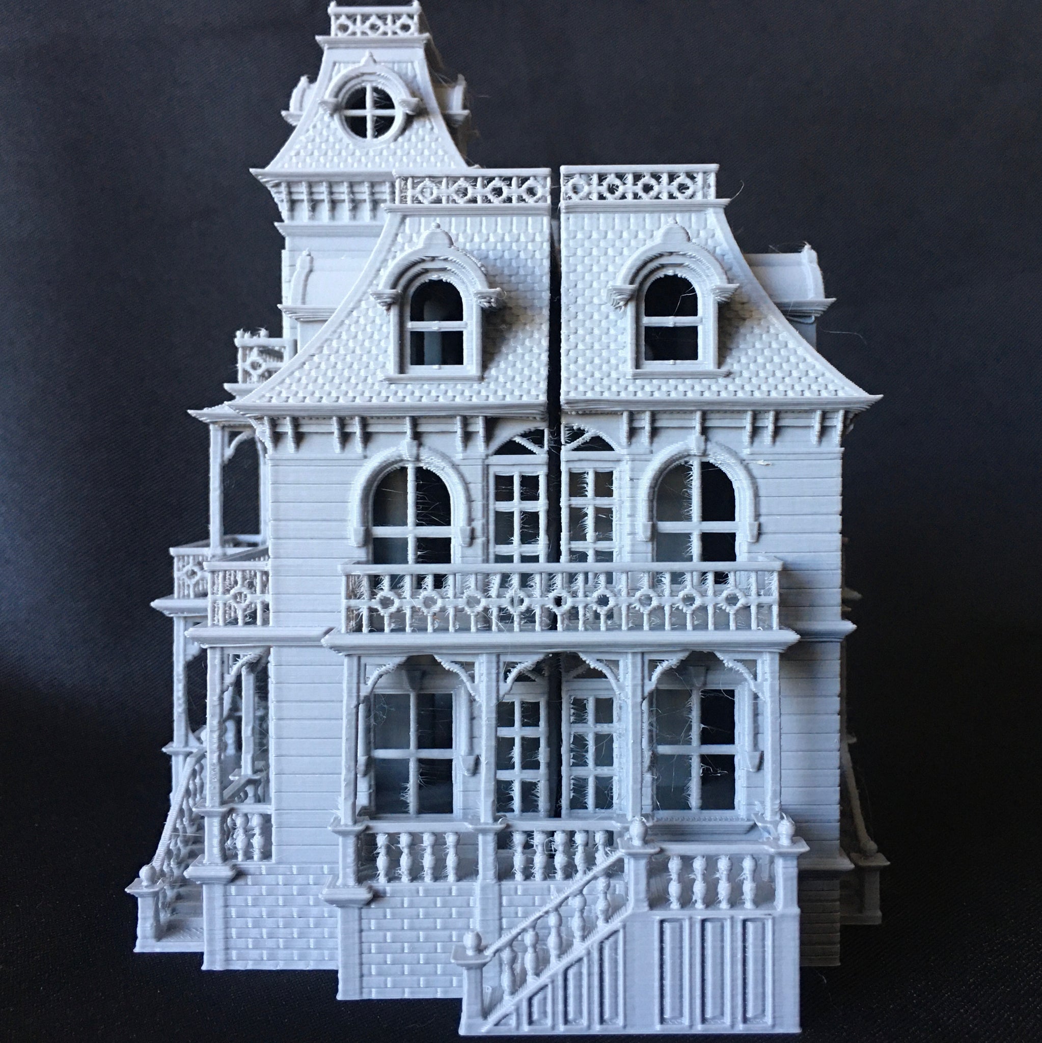 miniature halloween houses