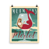 Mermaids Love Merlot - Art Print