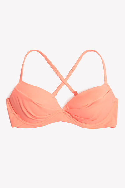 Push-up Bikini Top - Peach pink - Ladies