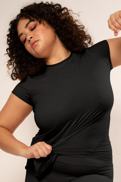 The Naked Foundation Cami Tank Top  Black Hue Stretch – Smart & Sexy