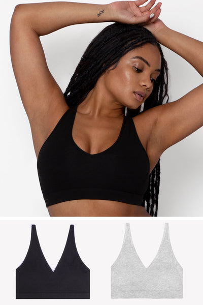Buy Selfcare Women Cotton Sports Bra (Pack of 3)(SN0695-XS_Black, White,  Skin_X-Small) at