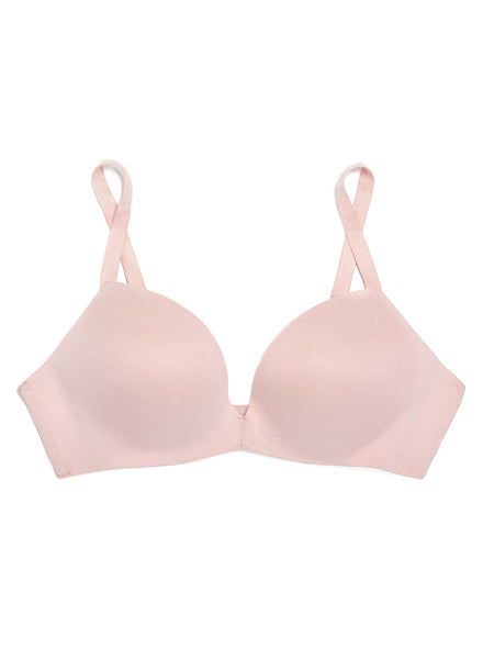 Pure Balance Molded Bra Without Wire (203201) (Sand, 38D)