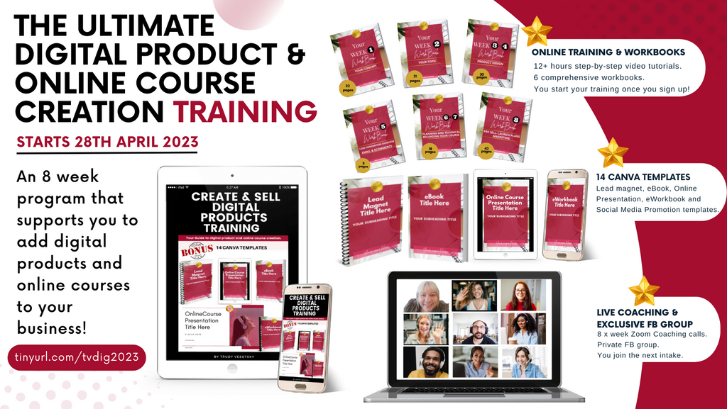 Create and Sell Digital Products Training