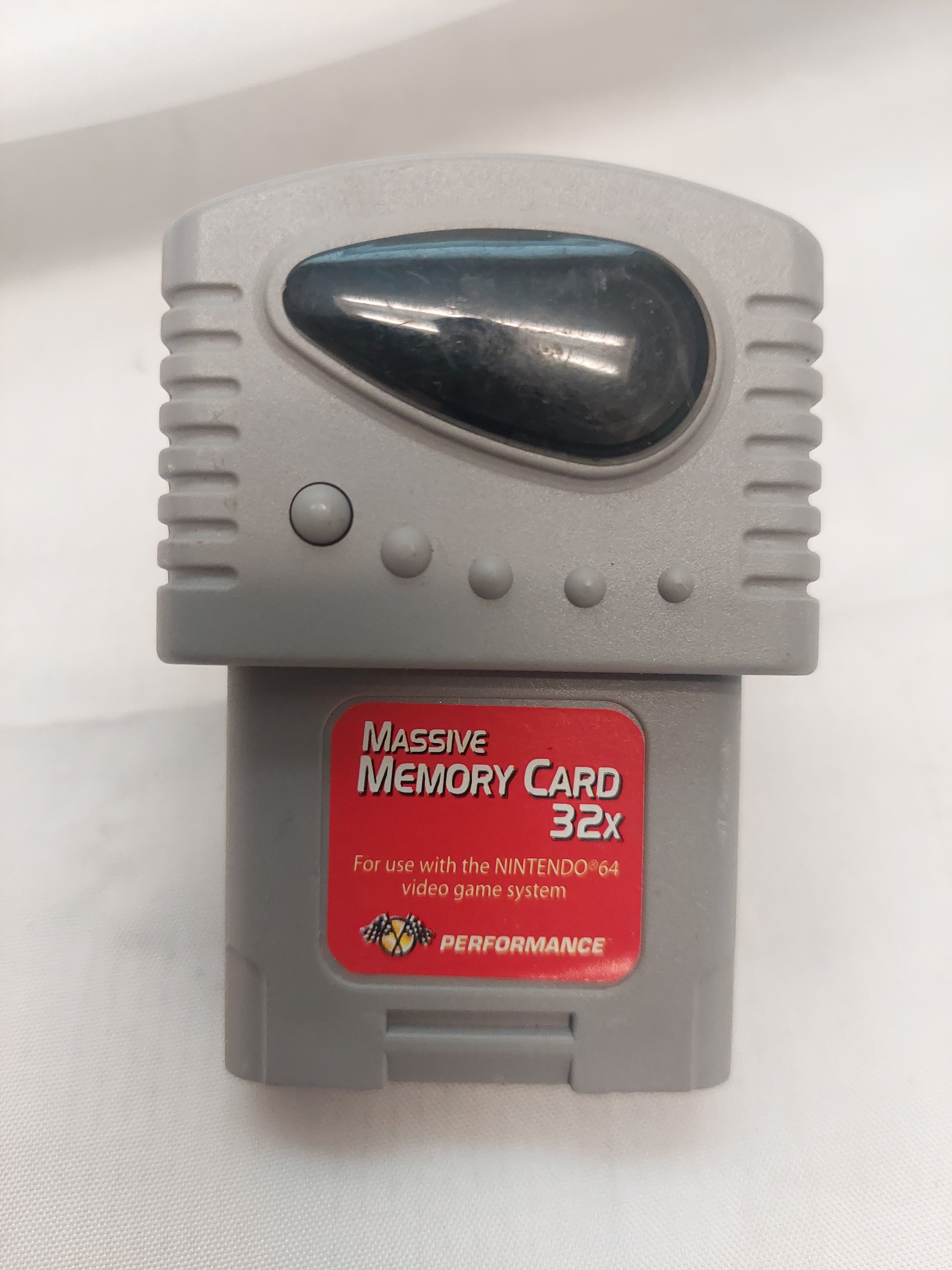 Performance Massive Memory Card 32X for Nintendo 64 Untested