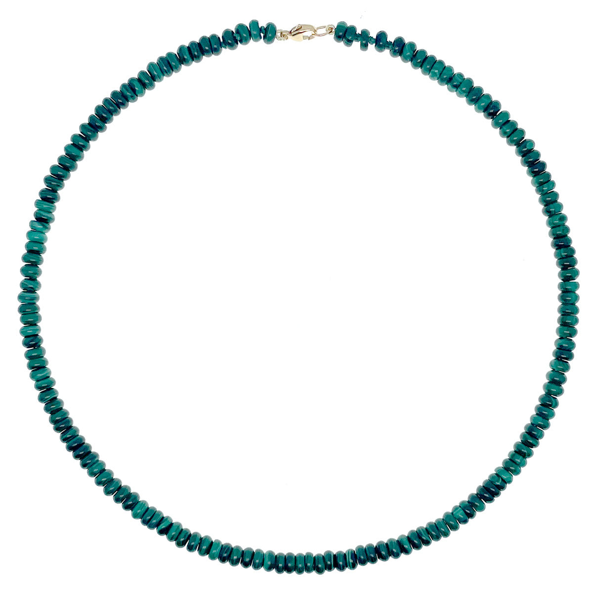 Malachite Necklace Beads