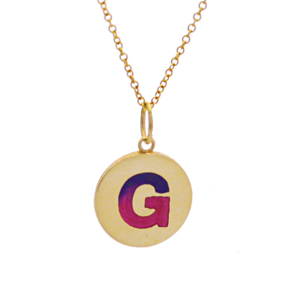 0.05CT DIAMOND NECKLACE - INITIAL G – Shy Creation