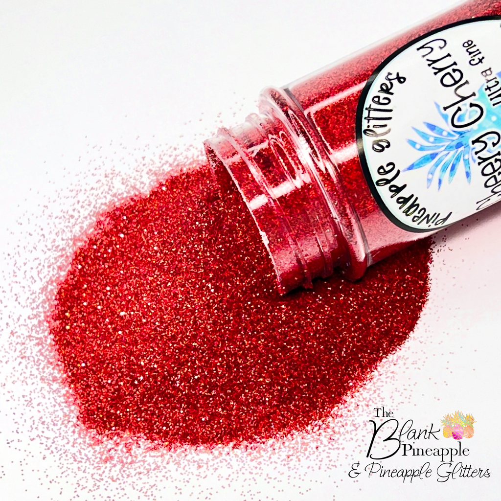 Red Chunky Glitter, Cheery Cherry Chunky Mix Holographic Glitter