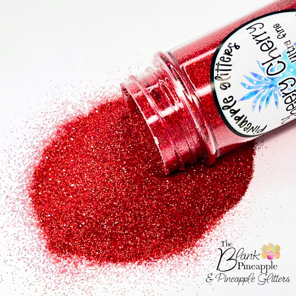 Red Chunky Glitter, Cheery Cherry Chunky Mix Holographic Glitter – The  Blank Pineapple