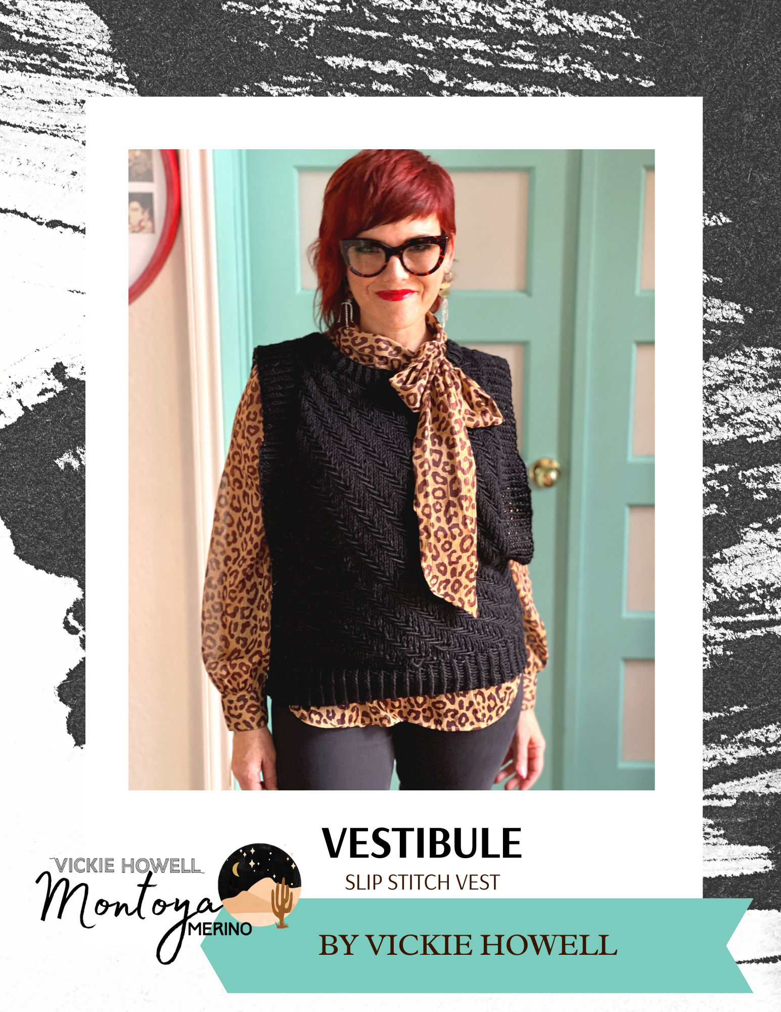 Sortie ten tweede belegd broodje Vestibule Slip Stitch Vest Digital Knit Pattern – YarnYAY!