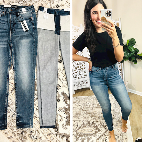 High Waist Tummy Control Bootcut Judy Blues