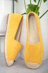 In Step Espadrille Slip-On Flats in Yellow