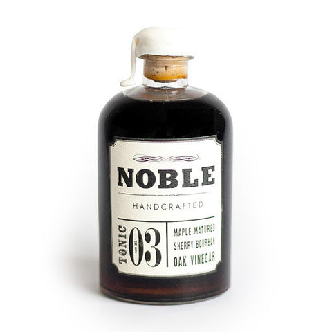 Maple Matured Sherry Bourbon Oak Vinegar | NOBLE Tonic No. 3