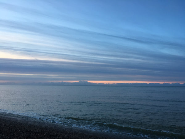 The sea in January