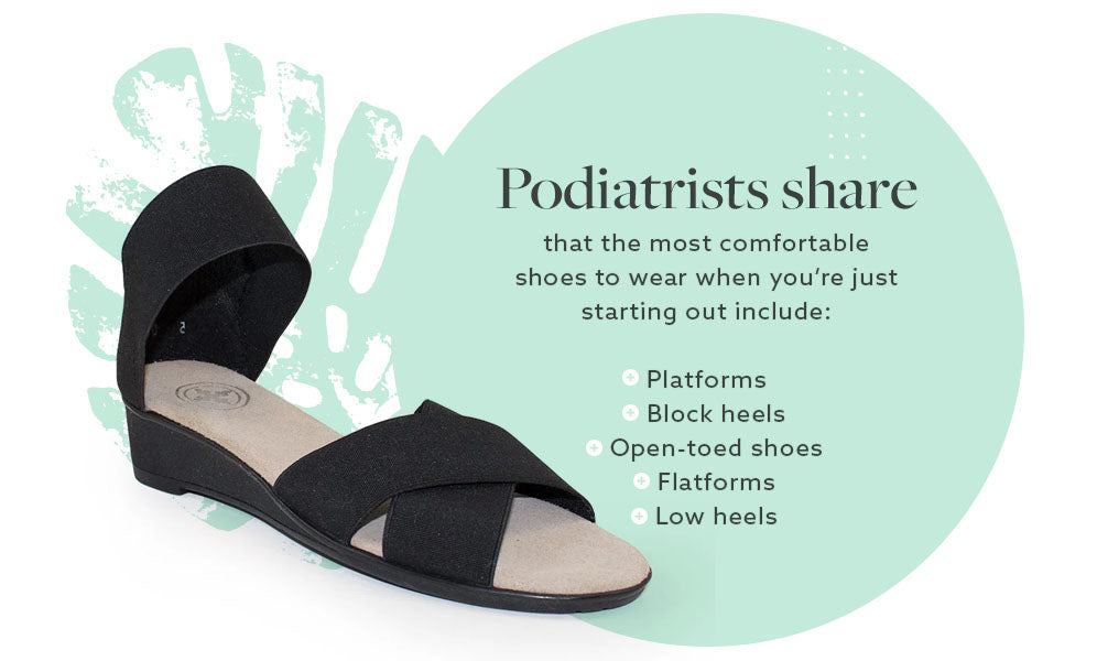 podiatrists share comfortable shoes
