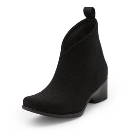 LOCKWOOD Black Suede Ankle Bootie