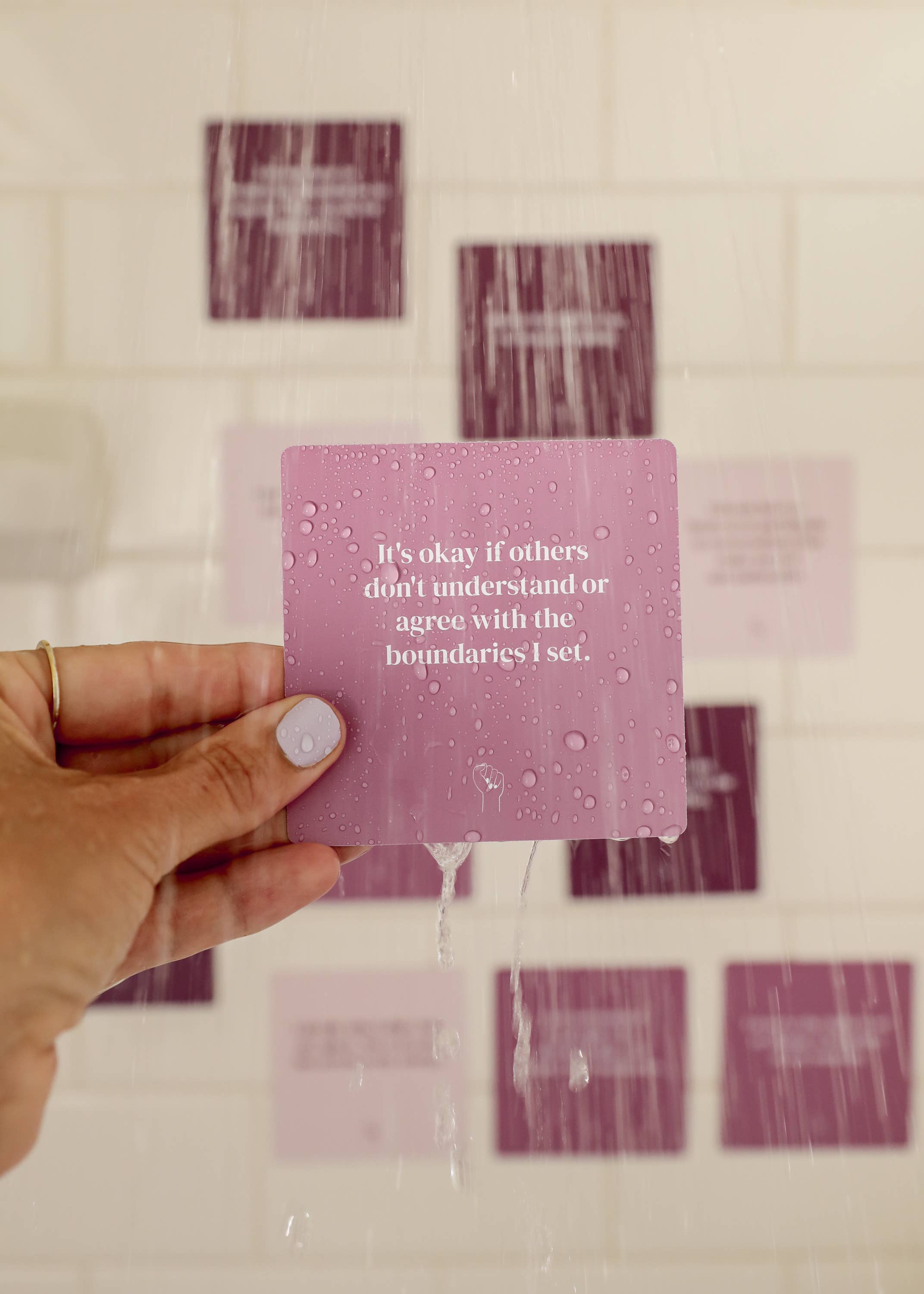 Shower Affirmation™ Cards - Boundaries
