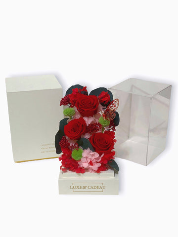 ROSES ETERNELLES SOUS CLOCHE Nouveau design 2022 – LUXE UN CADEAU