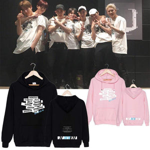 MONSTA X Christmas Party 2017 Concert Printed Cotton Hoodie