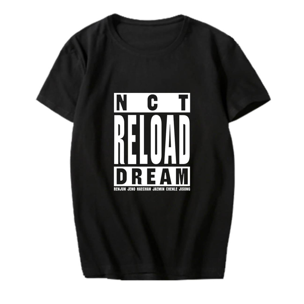 NCT DREAM RELOAD Album Printed Casual T-shirt