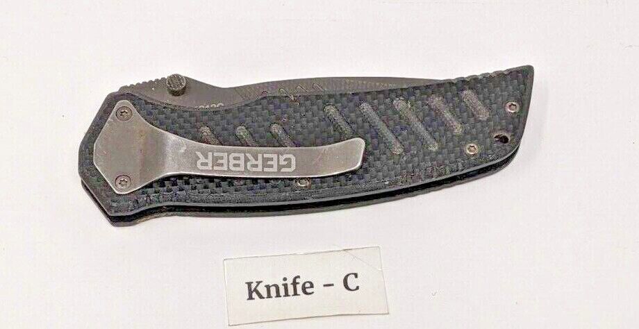 Gerber Swagger Folding Pocket Knife Frame Lock Combination Edge G10 All Black