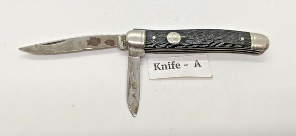 Vintage Imperial Prov USA Lg Fishing Folding Pocket Knife Plain Edge F –