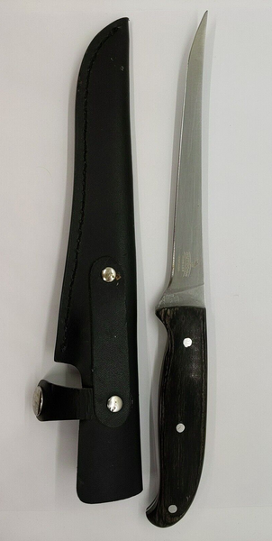 Vintage Fiskars Fixed Blade Fishing Fillet Knife Sheath with