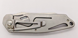 Gas Monkey 1312 Tanto Tribute Framelock Gray Stainless Folding Pocket Knife