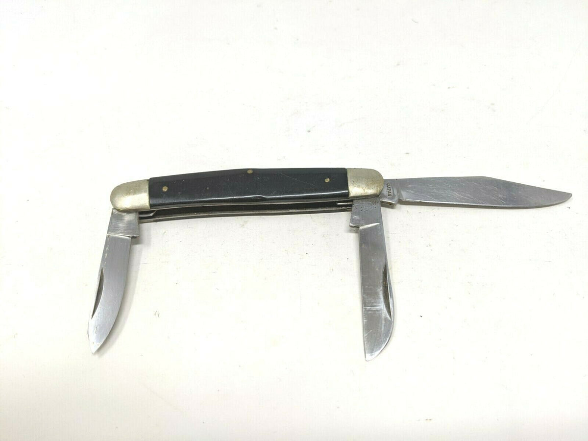 Vintage SFB 29 3 Blade Stockman Folding Pocket Knife Stainless Steel B ...