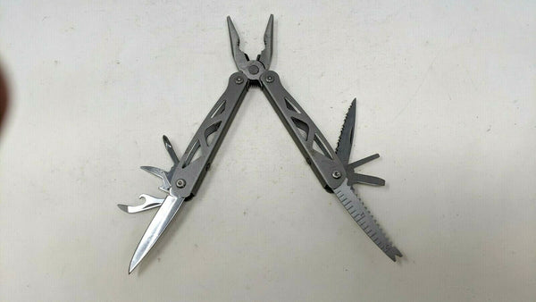 Ozark Trail 12 In 1 Stainless Steel Multi Tool File Screw Drivers Bott ...