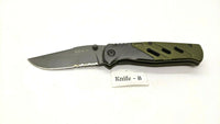 Buck 736 Trekker XLT Folding Pocket Knife Combination Edge Liner Lock Stainless