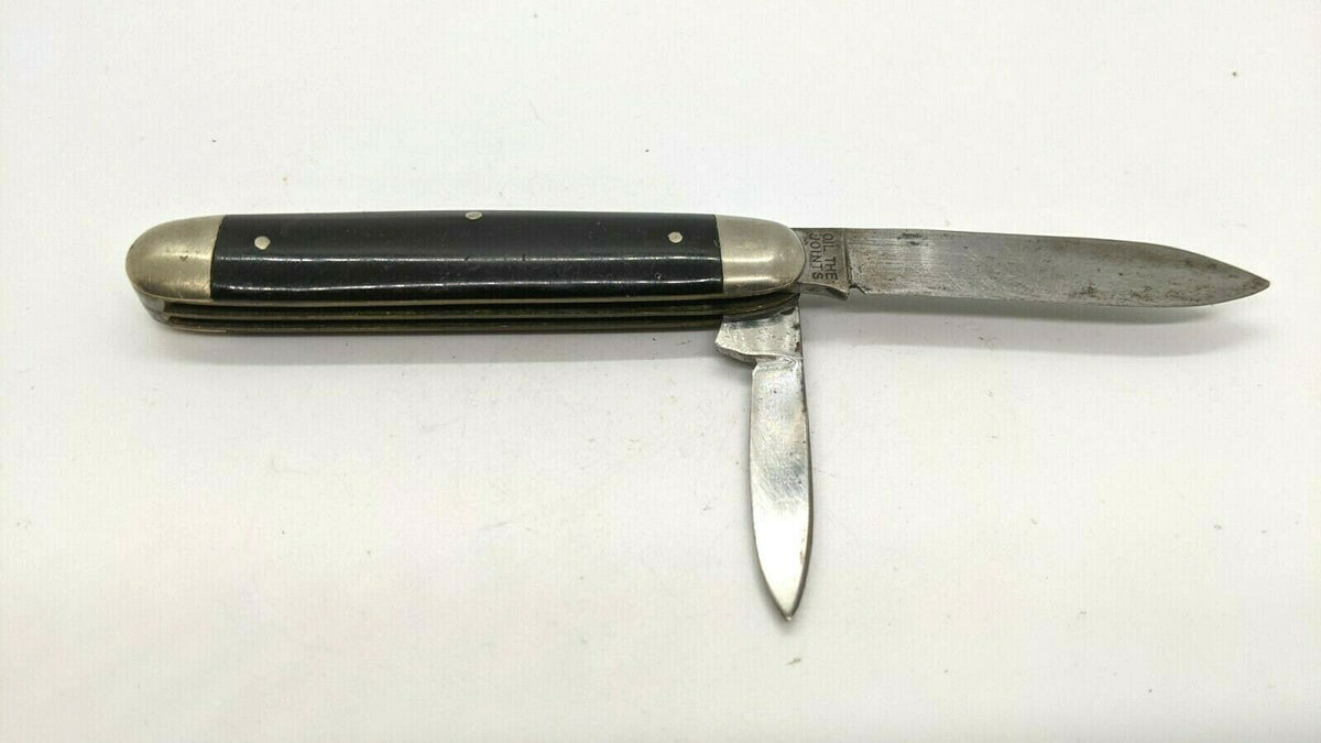 Vintage IXL George Wostenholm Sheffield England 2 Blade Pen Folding Po ...