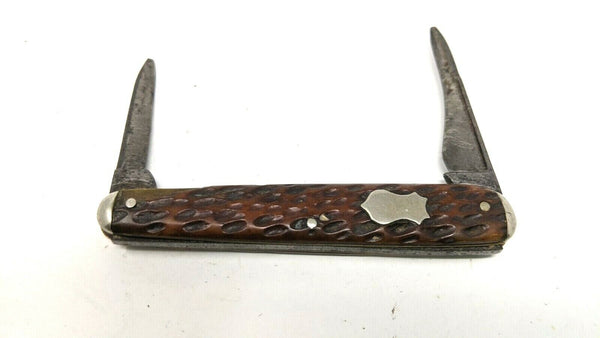 VINTAGE HAMMER BRAND 2 BLADE POCKET KNIFE MADE IN USA SILVER - AbuMaizar  Dental Roots Clinic