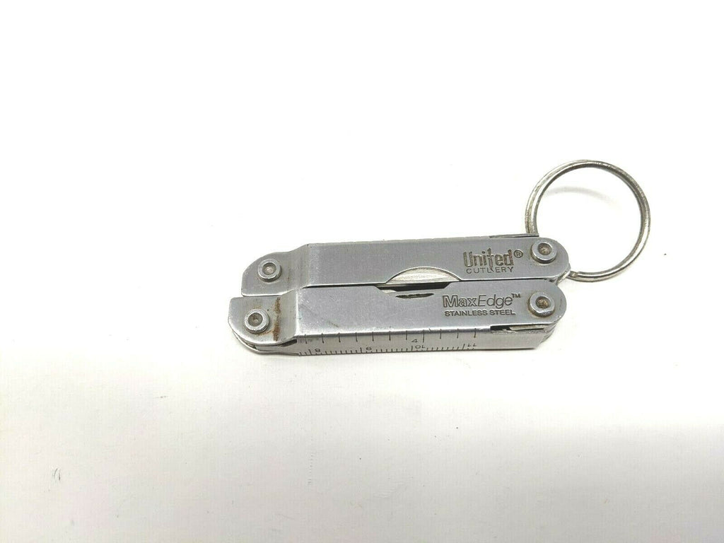 United Cuttery Mini MaxEdge Multi Tool 14-in-1 Function Key Ring Stain ...
