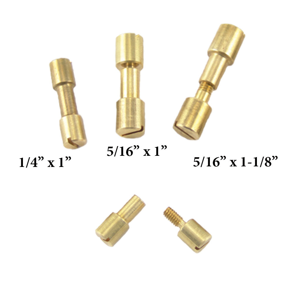 Cutlery Rivet - (.312HD x .155 SD x .520 OAL) - (Brass)