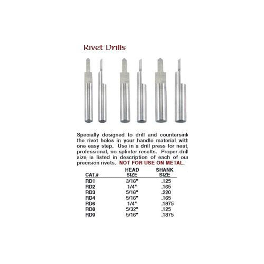 Cutlery Rivet - (.312HD x .155 SD x .520 OAL) - (Brass)