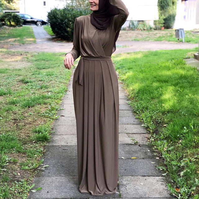 modern long dress